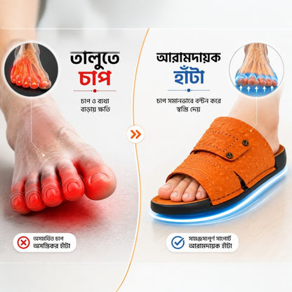 Diabetic Care Leather Shoe | ডায়াবেটিক কেয়ার জুতা-116