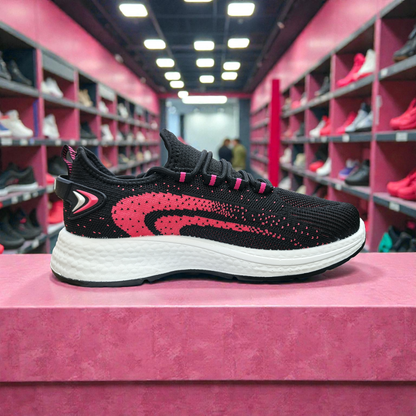 Black Fila Women's Walking Sneakers লেডিস সকাল-বিকাল হাঁটার জুতা