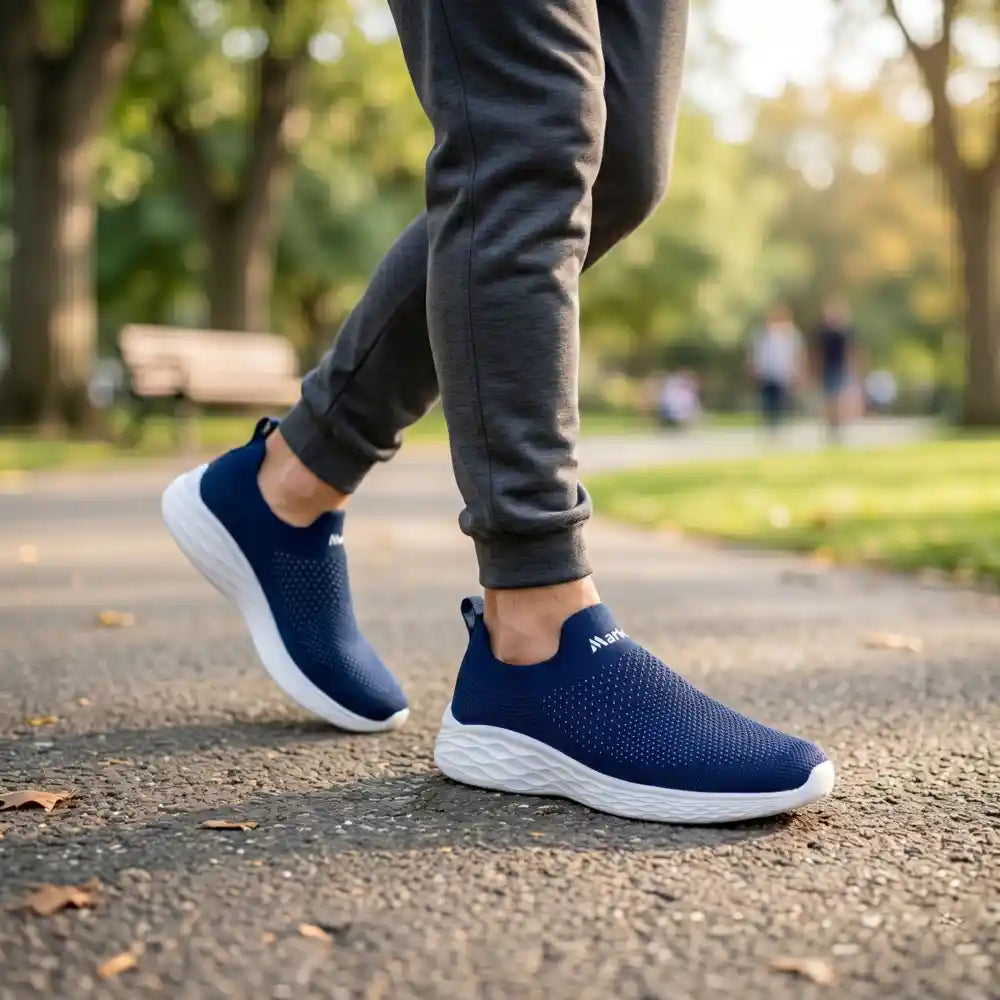 Lightweight Walking Shoes সকাল-বিকাল হাঁটা – ডক্টর ইনসোল জুতা – Blue