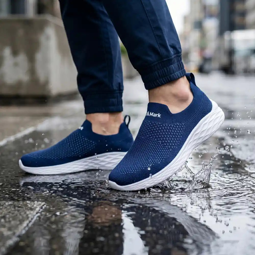 Lightweight Walking Shoes সকাল-বিকাল হাঁটা – ডক্টর ইনসোল জুতা – Blue