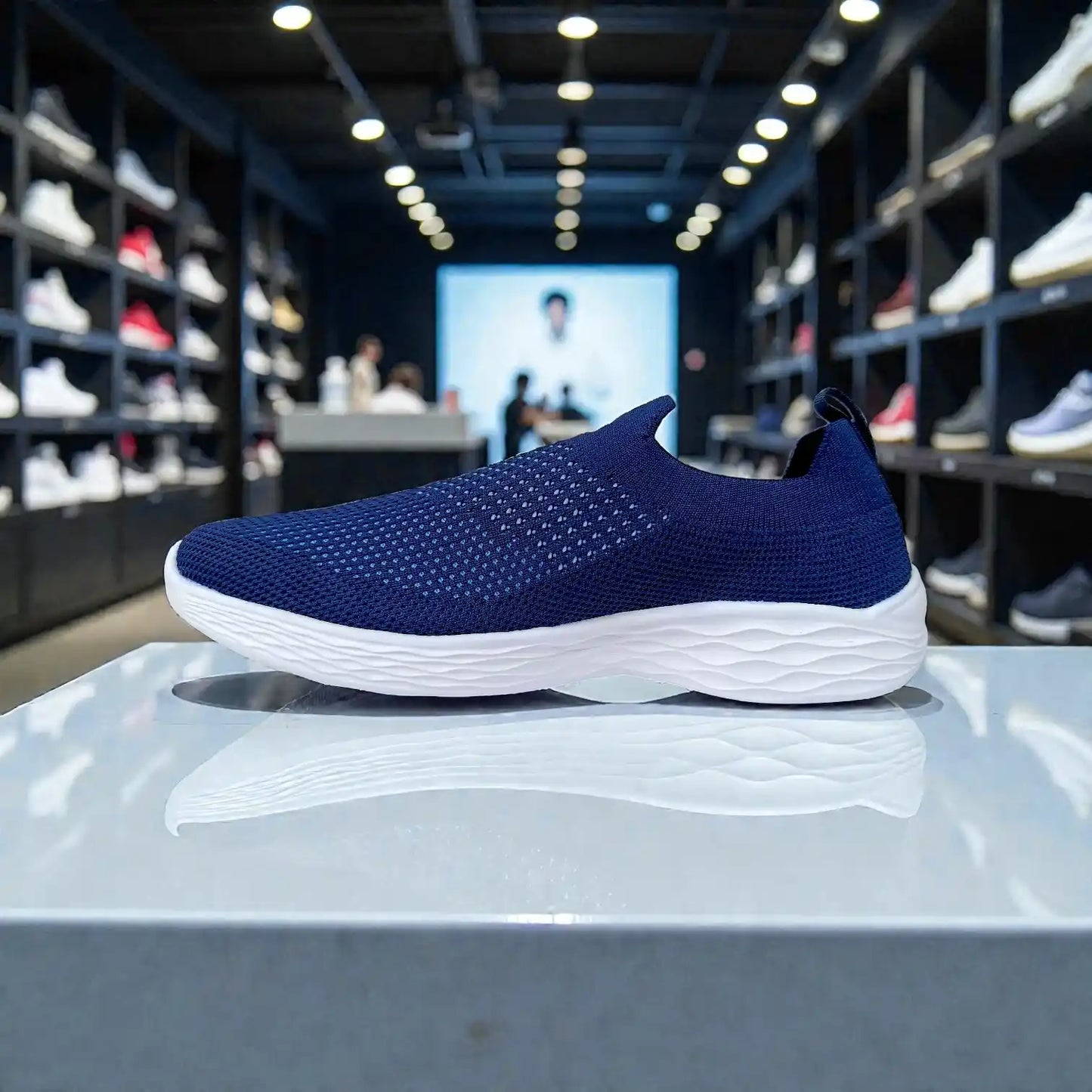 Lightweight Walking Shoes সকাল-বিকাল হাঁটা – ডক্টর ইনসোল জুতা – Blue