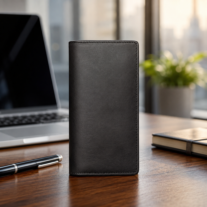 Black Diabetic Care Long Wallet | কার্ড, ক্যাশ ও ডকুমেন্ট অর্গানাইজার