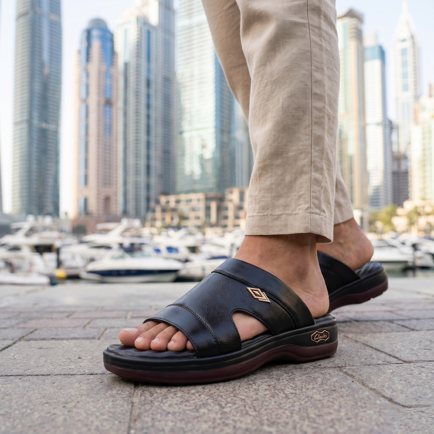 Diabetic Arabian Comfort Men's Genuine Leather Doctor Insole – Black