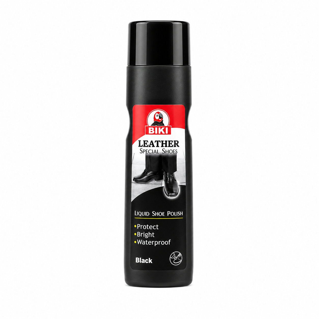 BIKI BLACK Leather Liquid Shoe Polish 75ml –
