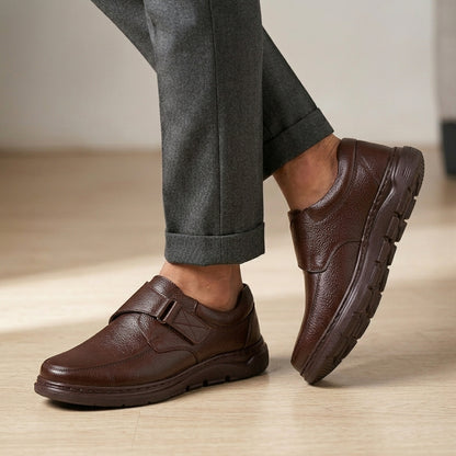 Formal Chocolate Comfort Shoes | Free Glucometer | ফ্রী ডায়াবেটিস মেশিন | A300
