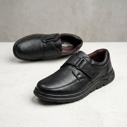 Formal Black Comfort Shoes | Free Glucometer | ফ্রী ডায়াবেটিস মেশিন | A300