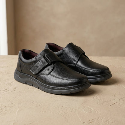 Formal Black Comfort Shoes | Free Glucometer | ফ্রী ডায়াবেটিস মেশিন | A300