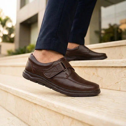 Formal Chocolate Comfort Shoes | Free Glucometer | ফ্রী ডায়াবেটিস মেশিন | A300