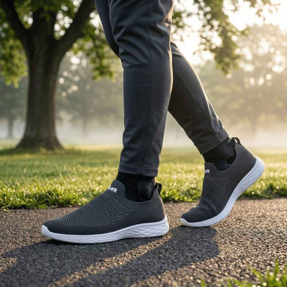 Gray Lightweight Walking Shoes সকাল-বিকাল হাঁটা – ডক্টর ইনসোল জুতা –