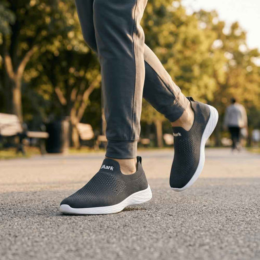 Gray Lightweight Walking Shoes সকাল-বিকাল হাঁটা – ডক্টর ইনসোল জুতা –