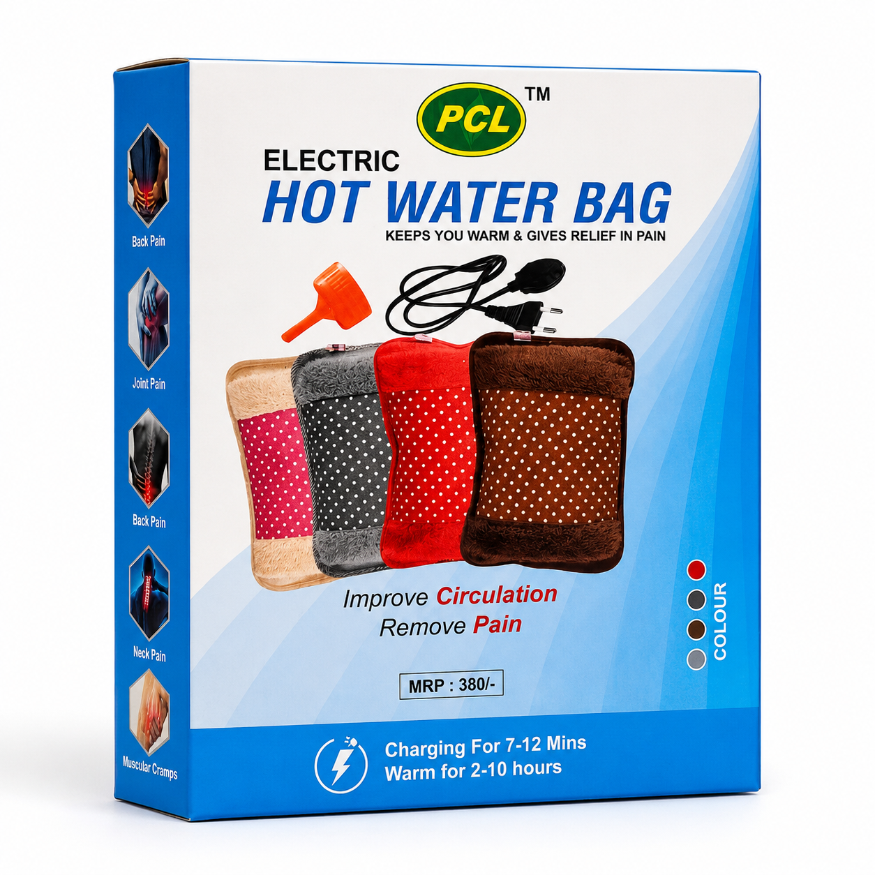 PCL Electric Hot Water Bag – হট ওয়াটার ব্যাগ