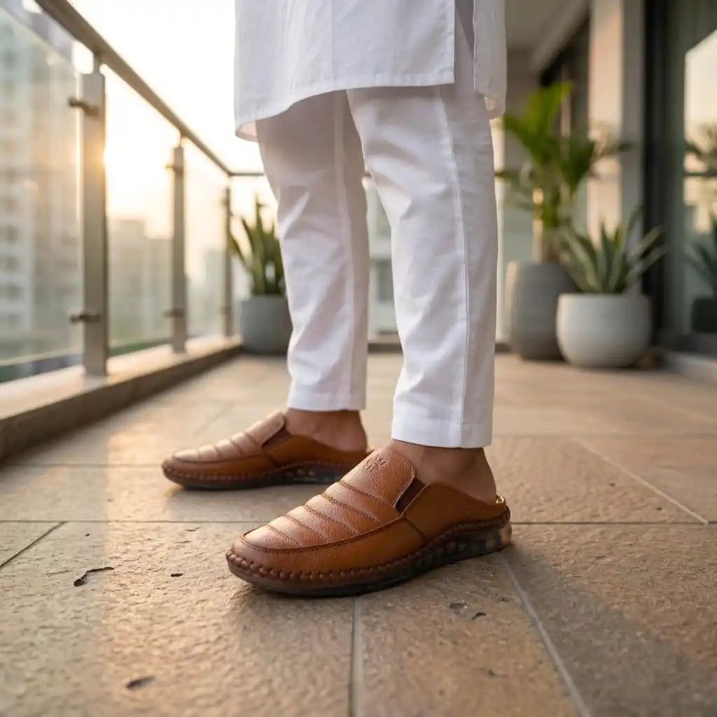 জেলি সোল | Premium Brown Comfort Leather Men’s Loafers Shoe– ডক্টর ইনসোল জুতা – 107