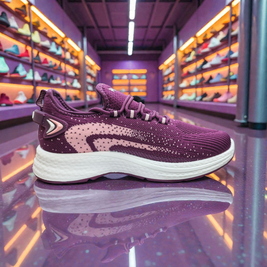 Purple Fila Women's Walking Sneakers লেডিস সকাল-বিকাল হাঁটার জুতা