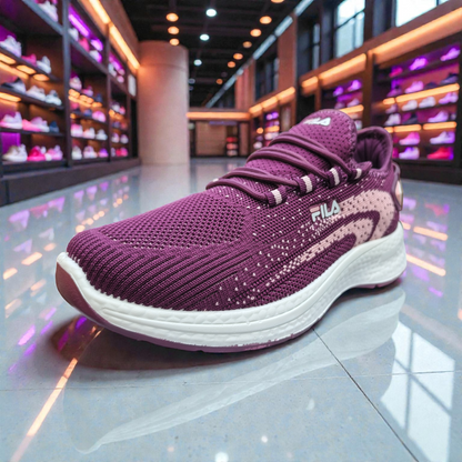 Purple Fila Women's Walking Sneakers লেডিস সকাল-বিকাল হাঁটার জুতা